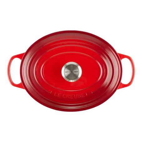 Le Creuset Rôti Signature ovale 27cm rouge four (21178270602430)