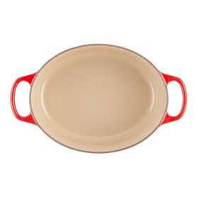 Rôtissoire ovale Le Creuset Signature 31 cm rouge cerise (21178310602430)