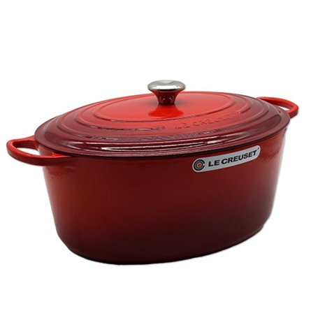 Rôtissoire ovale Le Creuset Signature 40cm rouge cerise (21178400602430)