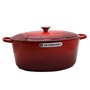 Rôtissoire ovale Le Creuset Signature 40cm rouge cerise (21178400602430)