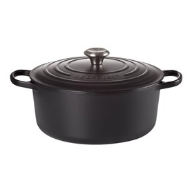 Rôtissoire ronde 20 cm noir Le Creuset Signature