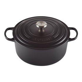 Rôtissoire ronde Le Creuset Signature 26cm noire