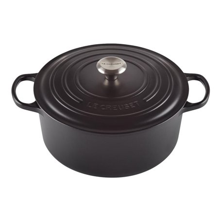 Rôtissoire ronde Le Creuset Signature 26cm noire