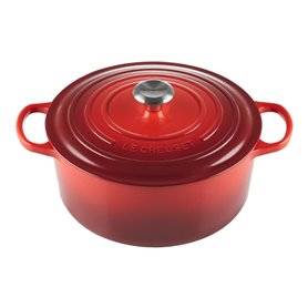 Le Creuset Rôtière Signature ronde 26cm rouge cerise (21177260602430)