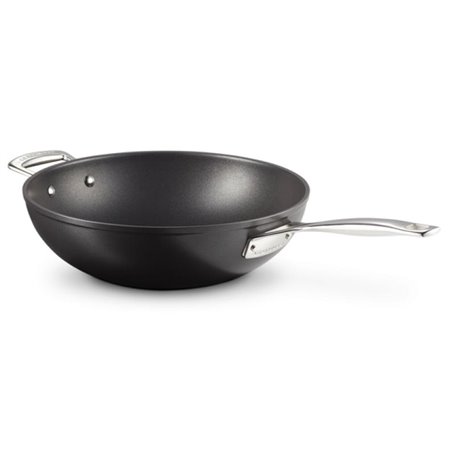 Poêle Wok Antiadhésive Le Creuset 30cm noir argent (51104300010202)