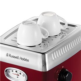 Russell Hobbs Machine à espresso rétro rouge 28250-56 2825056 (28250-56)