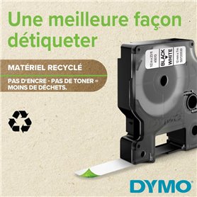 Bande d'étiquetage Dymo 16958 D1 flexible en nylon 19mm (S0718050)