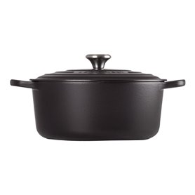 Le Creuset Rôtissoire Signature ronde 24cm noir Schwarz (21177240000430)