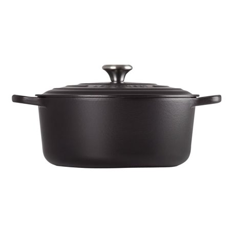 Le Creuset Rôtissoire Signature ronde 24cm noir Schwarz (21177240000430)