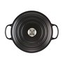 Rôtissoire Signature Le Creuset ronde 26cm noire Schwarz (21177260000430)