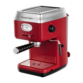 Russell Hobbs Machine à expresso rétro rouge 28250-56