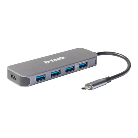 D-Link Hub USB-C vers 4 ports USB 3.0 avec alimentation DUB-2340