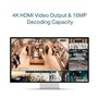 TP-Link VIGI NVR1004H-4P Enregistreur vidéo sur réseau Noir