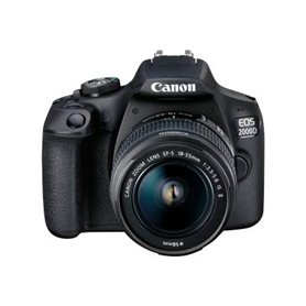 Canon EOS 2000D + EF-S 18-55mm f/3.5-5.6 III Kit d'appareil-photo SLR 24