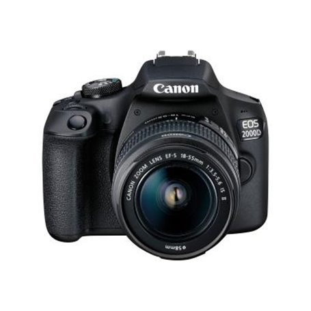 Canon EOS 2000D + EF-S 18-55mm f/3.5-5.6 III Kit d'appareil-photo SLR 24