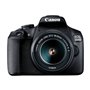 Canon EOS 2000D + EF-S 18-55mm f/3.5-5.6 III Kit d'appareil-photo SLR 24,1 MP CMOS 6000 x 4000 pixels Noir