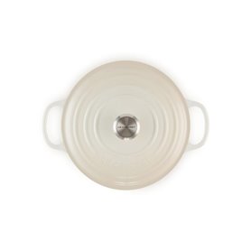 Le Creuset Cocotte Ronde Signature de 26 cm en meringue (21177267164430)