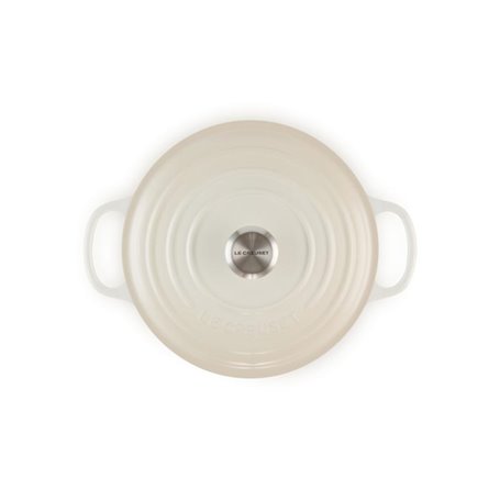 Le Creuset Cocotte Ronde Signature de 26 cm en meringue (21177267164430)