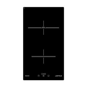 AIRLUX ATI322BK Domino induction - 2 foyer(s) - Touches sensitives - Noir - 29 cm