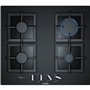 Bosch Serie 6 PPP6A6B20 plaque Noir Intégré Gaz 4 zone(s)