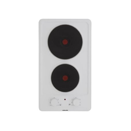 Glem Domino émail électrique 30 cm - 2 foyers électriques rapides - 3