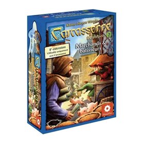 CARCASSONNE - Extension 2 Marchands + Batisseurs - Jeu de societe