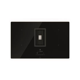 Roblin Hotte de plan et plaque induction VIRTUOSE 830 mm verre noir  - VIRTUOS ROBLIN - 6837071