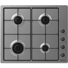 Candy CHW640LXB plaque Acier inoxydable Intégré Gaz 4 zone(s)