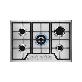 Electrolux SÉRIE 600 PRO Slim line - Table:Gaz - Largeur (mm):744 - Encastrement s ELECTROLUX - KGS7536SX