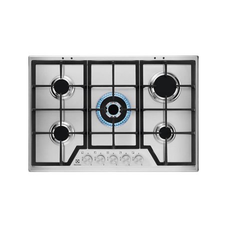 Electrolux SÉRIE 600 PRO Slim line - Table:Gaz - Largeur (mm):744 - Encastrement s ELECTROLUX - KGS7536SX