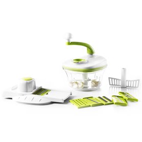 Herzberg Cooking Herzberg HG-8031 : Ensemble hachoir et trancheuse 10 en 1
