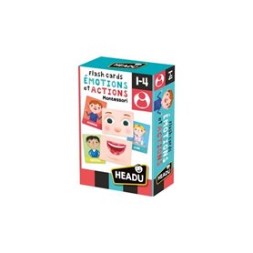 Jeu découverte Headu Flashcards émotions et actions Montessori Jeu découverte Headu Flashcards émotions et actions Montessori