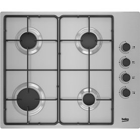 BEKO Table de cuisson gaz BEKO HIGG64123SX