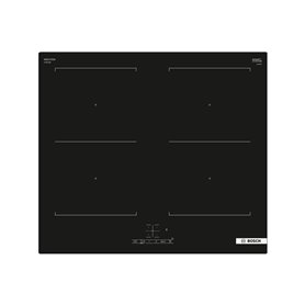 Bosch Serie 4 PVQ611BB6E plaque Noir Intégré 60 cm Plaque avec zone à induction 4 zone(s)