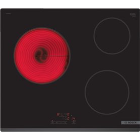 Bosch Serie 4 PKM63RBB8E plaque Noir Intégré 60 cm Céramique 3 zone(s)
