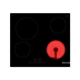 Bosch Serie 6 PKE611FN8E plaque Noir Intégré 60 cm Céramique 4 zone(s)