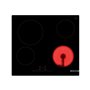 Bosch Serie 6 PKE611FN8E plaque Noir Intégré 60 cm Céramique 4 zone(s)