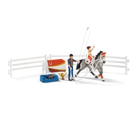 schleich HORSE CLUB Kit de voltige équestre de Mia