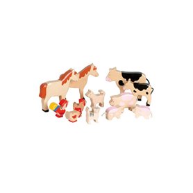 GOKI Wooden Boerderijdierenset