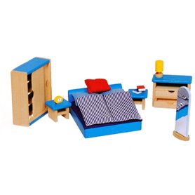GOKI Doll House Furniture Bedroom