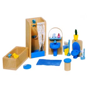GOKI Doll House Furniture Bathroom