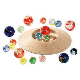 GOKI Jeu de billes avec plateau et 31 billes GOKI Jeu de billes avec plateau et 31 billes