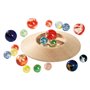 GOKI Jeu de billes avec plateau et 31 billes