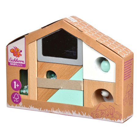 Eichhorn Baby Pure Wooden Building Blocks with Sound 100005720