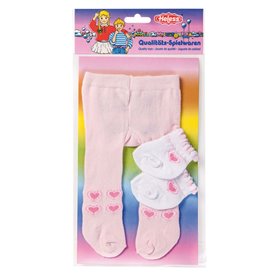 HELESS Dolls maillot with Socks-pink