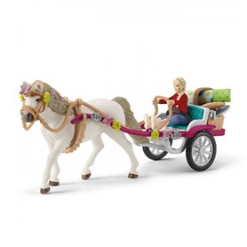 schleich HORSE CLUB Calèche pour le spectacle équestre