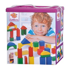 Eichhorn Wooden Colored Blocks