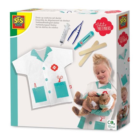 SES Creative Petits Pretenders Ensemble de déguisement de docteur