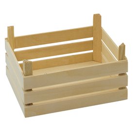 Goki - Set de 3 cagettes de fruits et légumes vide 51600