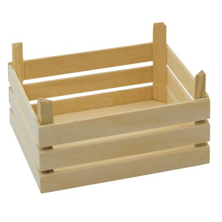 Goki - Set de 3 cagettes de fruits et légumes vide 51600